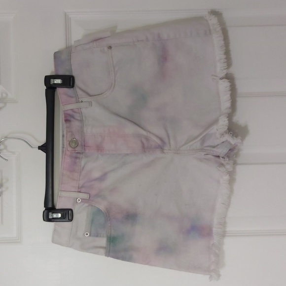 Isabel Marant Étoile Isabel Marant Étoile Tie-Dye Denim Shorts (NWOT) - Picture 8 of 14